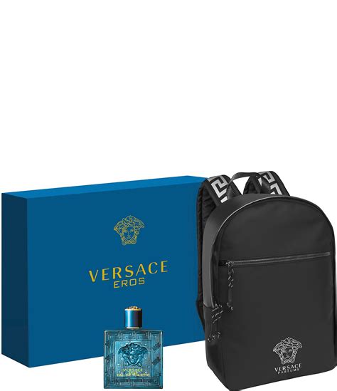 versace backpack with cologne|versace cologne with free backpack.